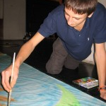 Fotoshooting an der Strandbar